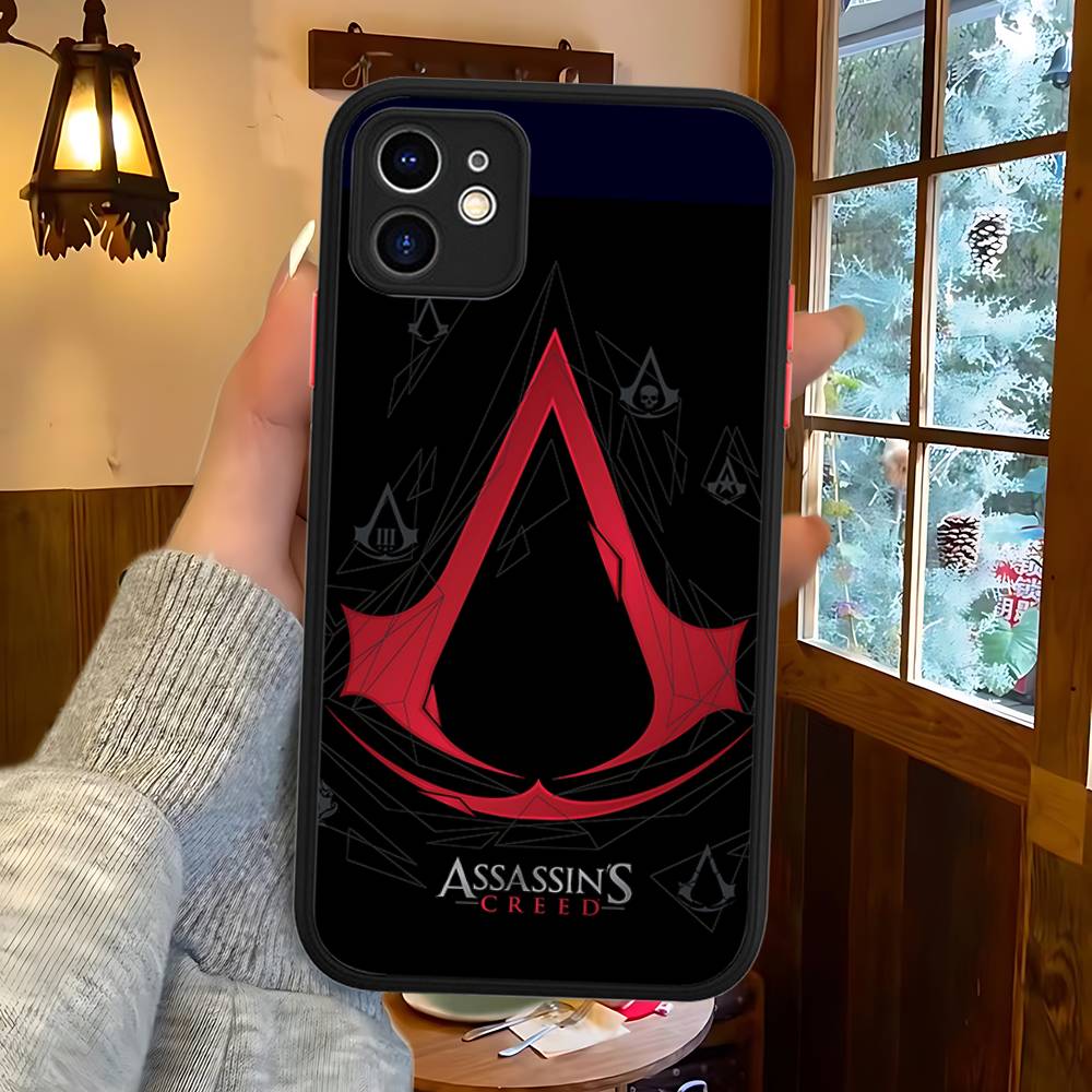 A-Assassin S -Creed Gaming Matte Transparent Phone Cover For IPhone Case 16 15 14 13 12 11 Pro Max X XS Max Plus