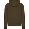 Stone Island Hooded Zip Logo Patch Long Sleeve Jacket Men jackets Brown K1S1561000-42S0051-V0054