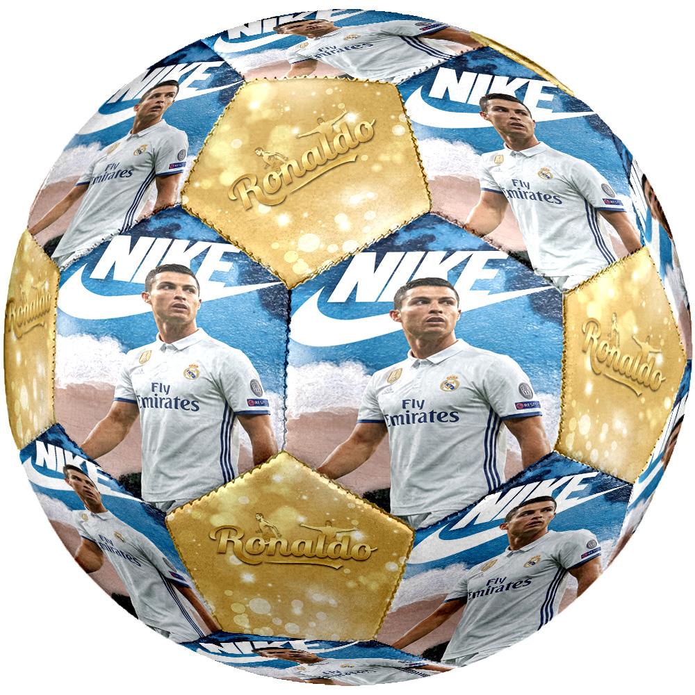 Ronaldo's Celebration Moment Size 5 Soccer Ball Machine Sewn Indoor/Outdoor Universal Football Soccer Accessory