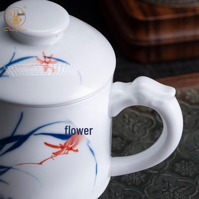 Changnan Jingdezhen Blue and White Hand-painted Tea Cup