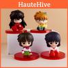 Q Version Inuyasha Figure Set Kagome Sesshomaru Kikyo Miroku Handmade Model Miniature Toy