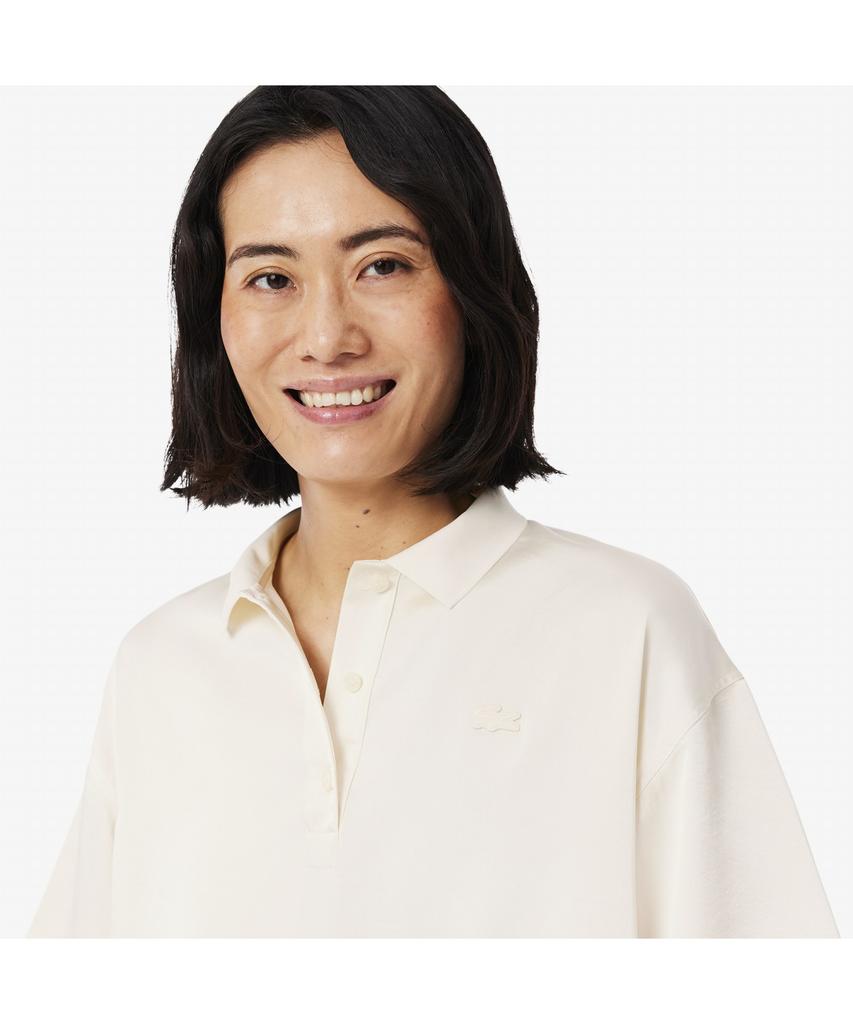 LACOSTE Women'S Oversized Silky Fluid Shirt Cf9747-55G Xfj