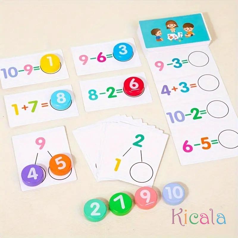 Mathematical Operation Cards For Early Childhood Education Cards For Children's Enlightenment And Intellectual Development Toys