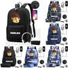 Eye-catching Roblox Casual Backpack With Adjustable Shoulder Straps And Durable Construction