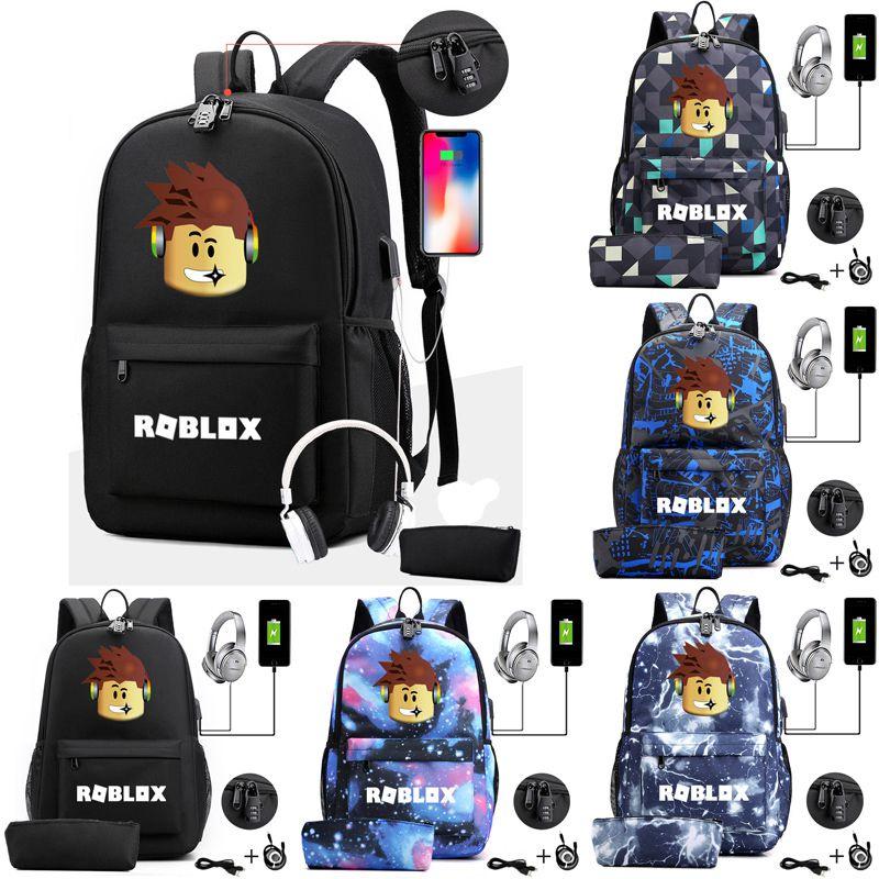 Eye-catching Roblox Casual Backpack With Adjustable Shoulder Straps And Durable Construction