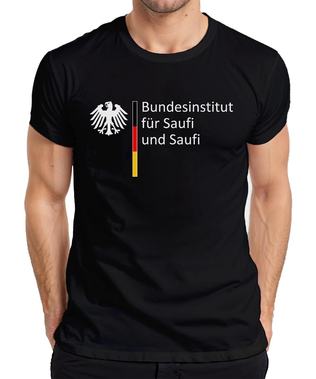 Bundesinstitut für Saufi Saufi Biertrinker Geschenkidee Malle Party Herren T-Shi M