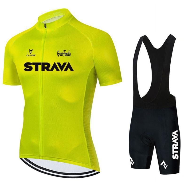 Foreign Trade Hot-selling Short-sleeved Cycling Suit Men's Tight-fitting Bicycle Downhill Suit Outdoor Quick-drying Breathable Mountain Bike