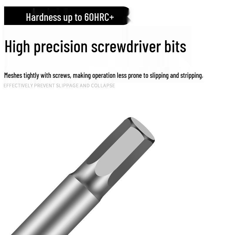 Erweiterter S2 Magnetischer Sechskant Bit Elektrischer Schraubendreher Schraubenschlüssel