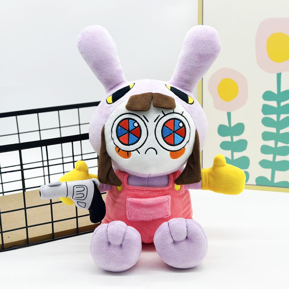 Jax Plush Circus Rabbit Doll - Animated Peripheral Toy