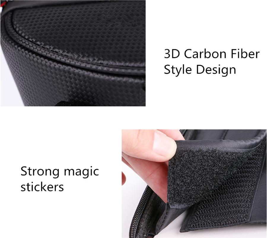 Universal Motorcycle Bike Handlebar Holder Mount Waterproof Bag Case for Mobile Phone GPS With Reserved Charging Port