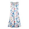 Damen Sommerkleider Lockeres V-Ausschnitt Ärmelloses Sommerkleid Kleid Mit Taschen