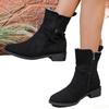 Neue Modische Vielseitige Kurze Damenstiefel Outdoor Dicke Sohle Herbst Winter Lässig Bequem Grober Absatz Damenstiefel