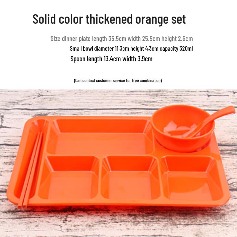 Melamine Divided Cafeteria Tray