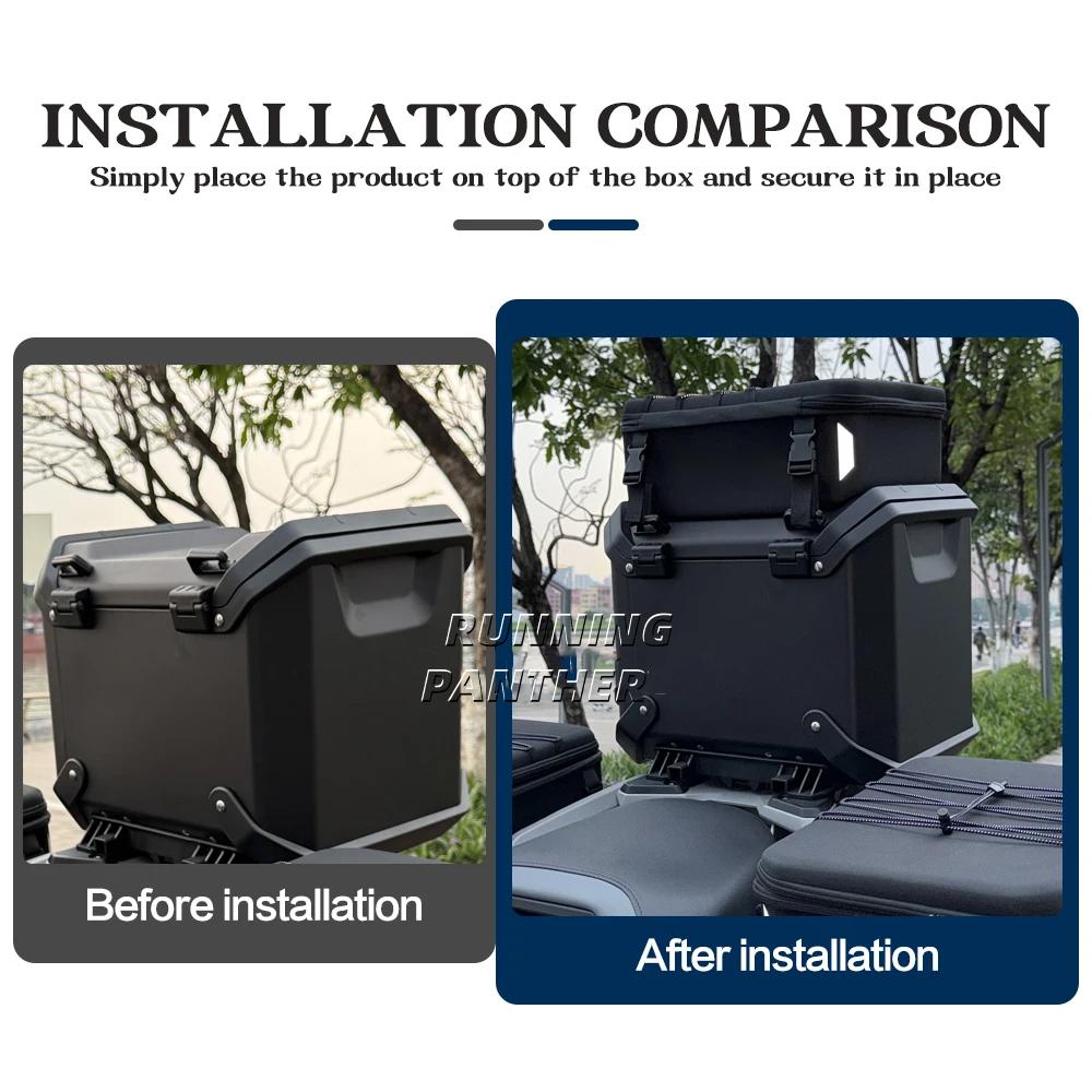 For BMW R1300GS Adventure 2024- Motorcycle Accessories Trunk Top Bag Side Box Top Bag Storage Bag Waterproof And High-capacity