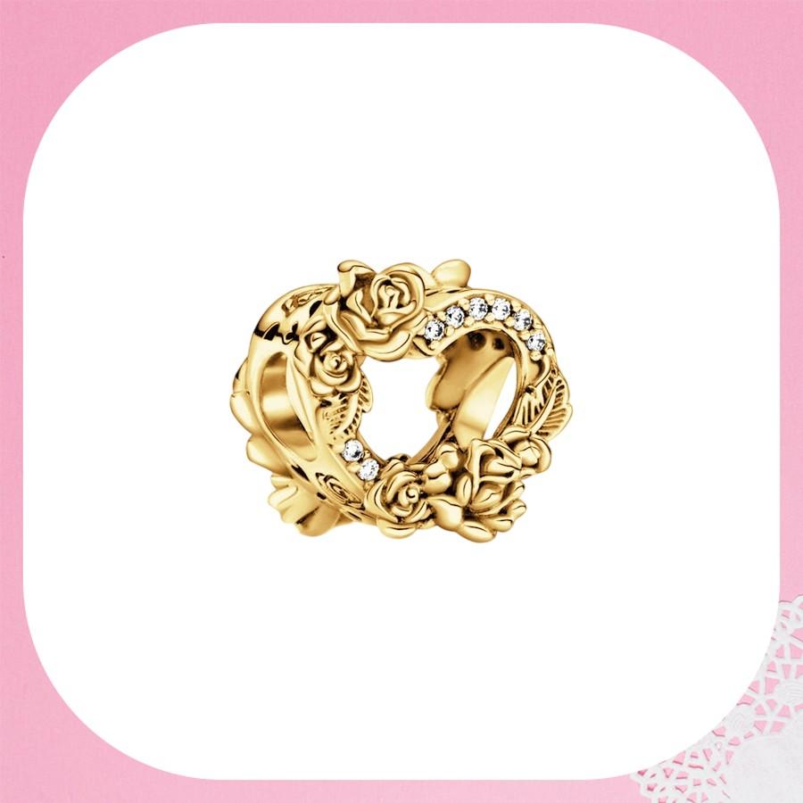Sparkling Rose In Bloom Series Charm Bead Purple Pink Rose In Bloom Fit Original Bracelets Accessories Diy Jewelry Gift