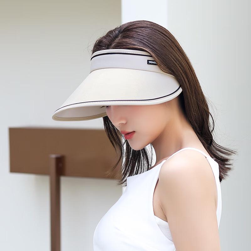 ZHENYUEQI Women's Outdoor Cycling No-Top Sun Visor Hat