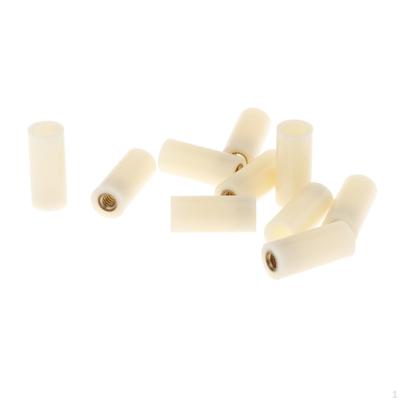 10 Pieces Billiard Cue Sticks Ferrule Tube Screw On Pool Tips Portable for