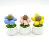 Catnip Balls, Cat Gnawing Toys, Cute Flowerpot Cat Toys, Wooden Tianliao Teething Sticks, Self-entertaining and Boring Toys for Kittens