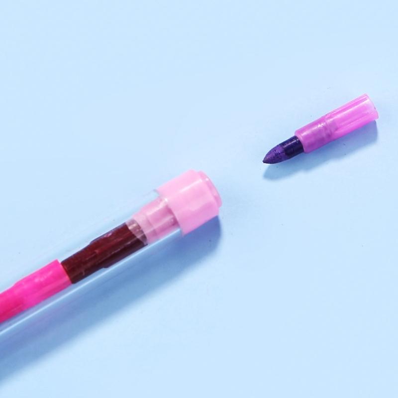 12Pcs Building Blocks Pen Crayon Building Blocks Crayon Oil Painting Drawing
