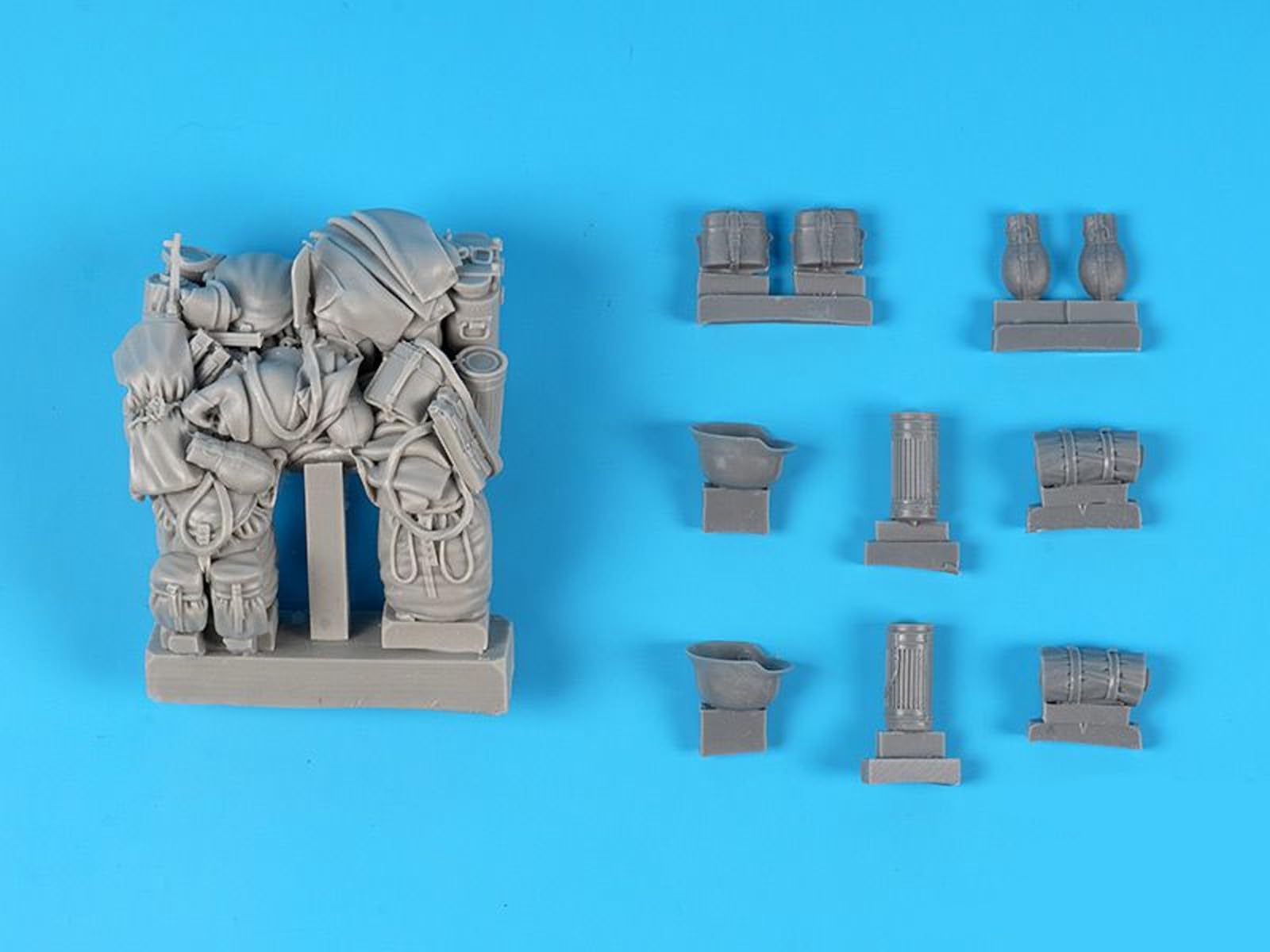 

Black Dog Kettenkraftrat Accessory Set Freedom Model Resin Military Parts HAUT16007 1/16 (for Kit) (Tank)