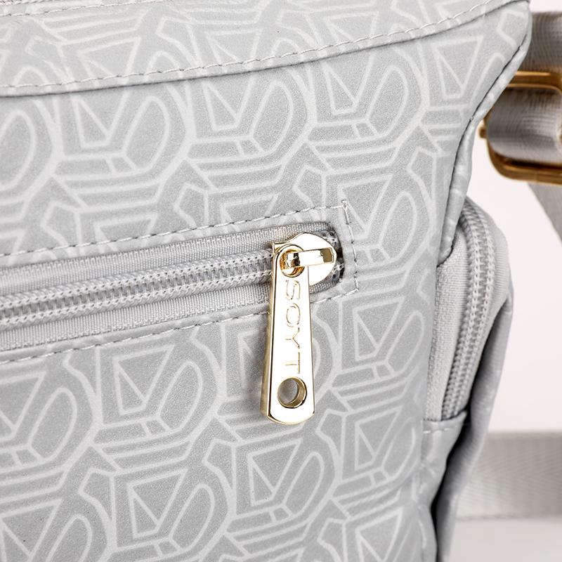 Women's Nylon Tote Bag Shoulder Bag Multi-compartment Mother Bag Lightweight Crossbody Bag