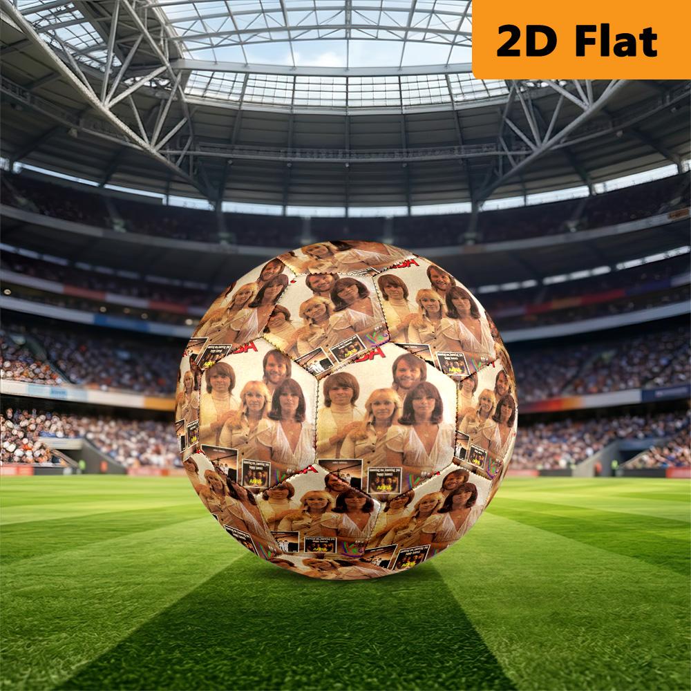 ABBA Iconic Music Legacy Soccer Ball Suitable for Both Training and Competition High Elasticity Outdoor Sports No. 5 Football Training Football