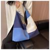 Patchwork Canvas Bag Women Shoulder Bag