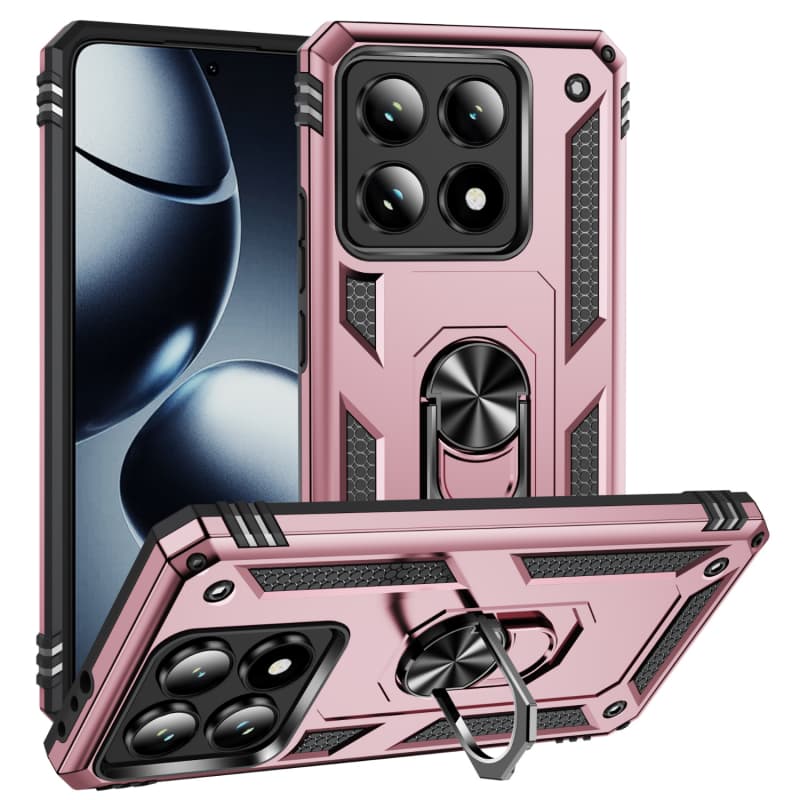 Pro Xiaomi 14T 5G Pouzdro Armor Nárazuvzdorné Magnetický Držák do Auta Prsten Pouzdra Pro Mi 14T 14 T Xiaomi14T Mi14T T14 5G Zadní Kryt