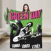 Green Days Punk Decke American Idiot Album Flanell Großartige Atmungsaktive Überwurfdecken für die Heimdekoration