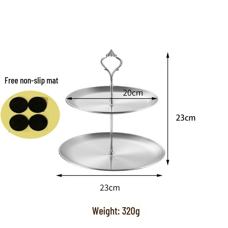 Luxury Stainless Steel Dessert & Snack Display Stand 1 piece