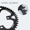 DJC Road Bike Chainring, 110BCD Double Chainring, 5-Arm Round, 2x, 50T, 34T, 53T, 39T, 52T, 36T, for Red Rival S350/S900 (52-36T)