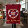 1 Stück Personalisierte Namens Hartes Fußball Club Gemustert Flanell Decke Geeignet für Alle Jahreszeiten für Heimdekoration Wärme und Komfort Geschenke Feiertagsgeschenk_xia