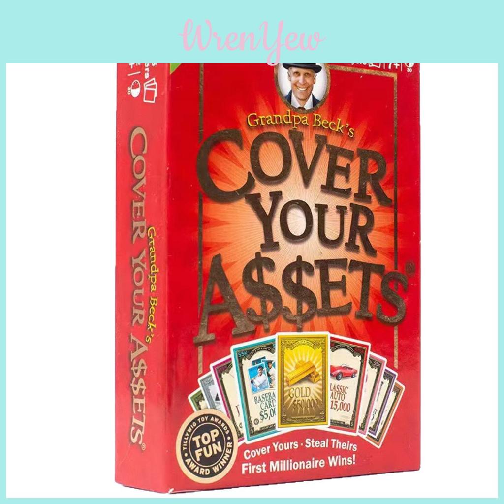 Grandpa Becks Cover Your Assets Family Card Game With Strategy For Home Play And Kids