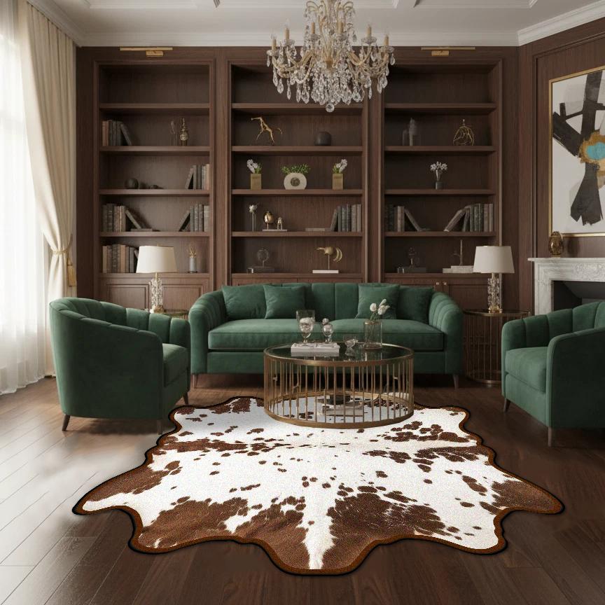 Tierhautimitat Außerirdischer Teppich Wohnzimmer Dekoration Weicher Teppich Schlafzimmer Dekor Einfache Reinigung Antirutsch Flanell Fußmatte Lounge