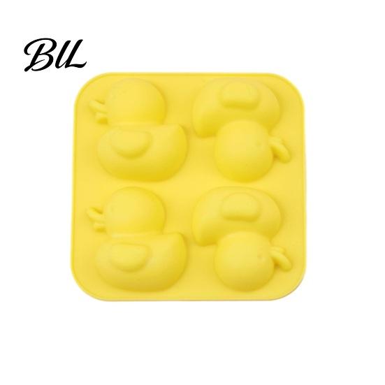 Jelly Mold Silicone Duck Food-Grade Chocolate for Pudding Gypsum Easy-Release Heat-Resistant Cookie Cake Decor Candy A