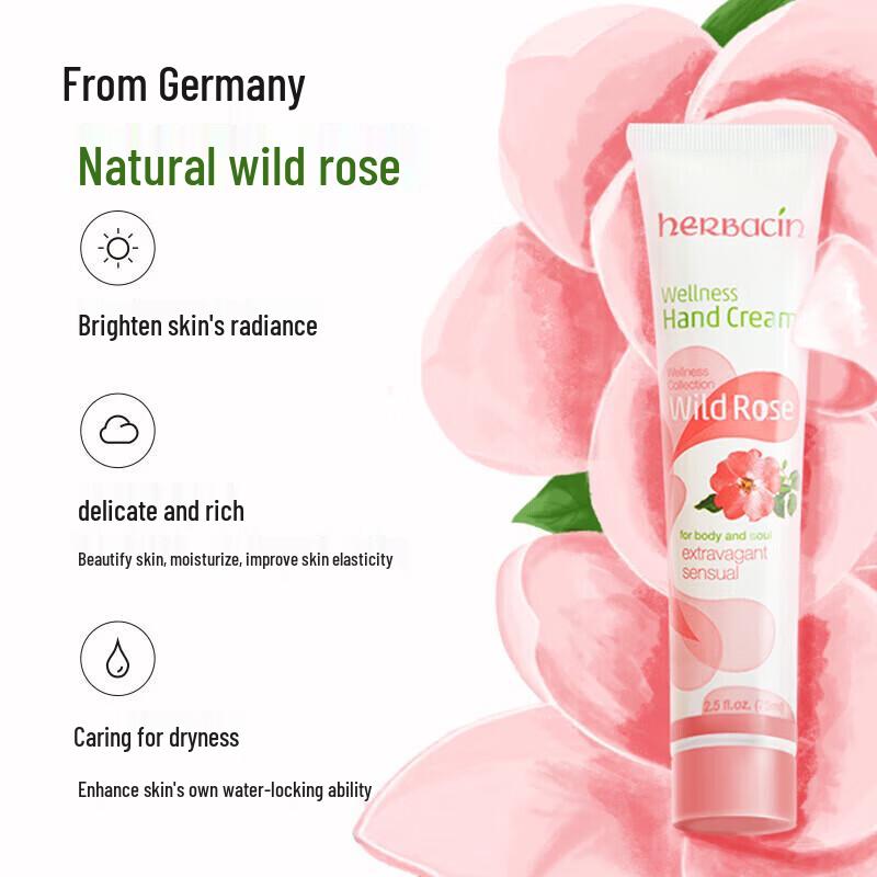 Herbacin German Chamomile Rose Hand Cream