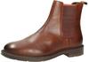 Elegant Brown Leather Boots by Marco Tozzi