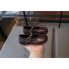 Korean Style Princess Simple Soft Sole Leather Shoes For Little Girls