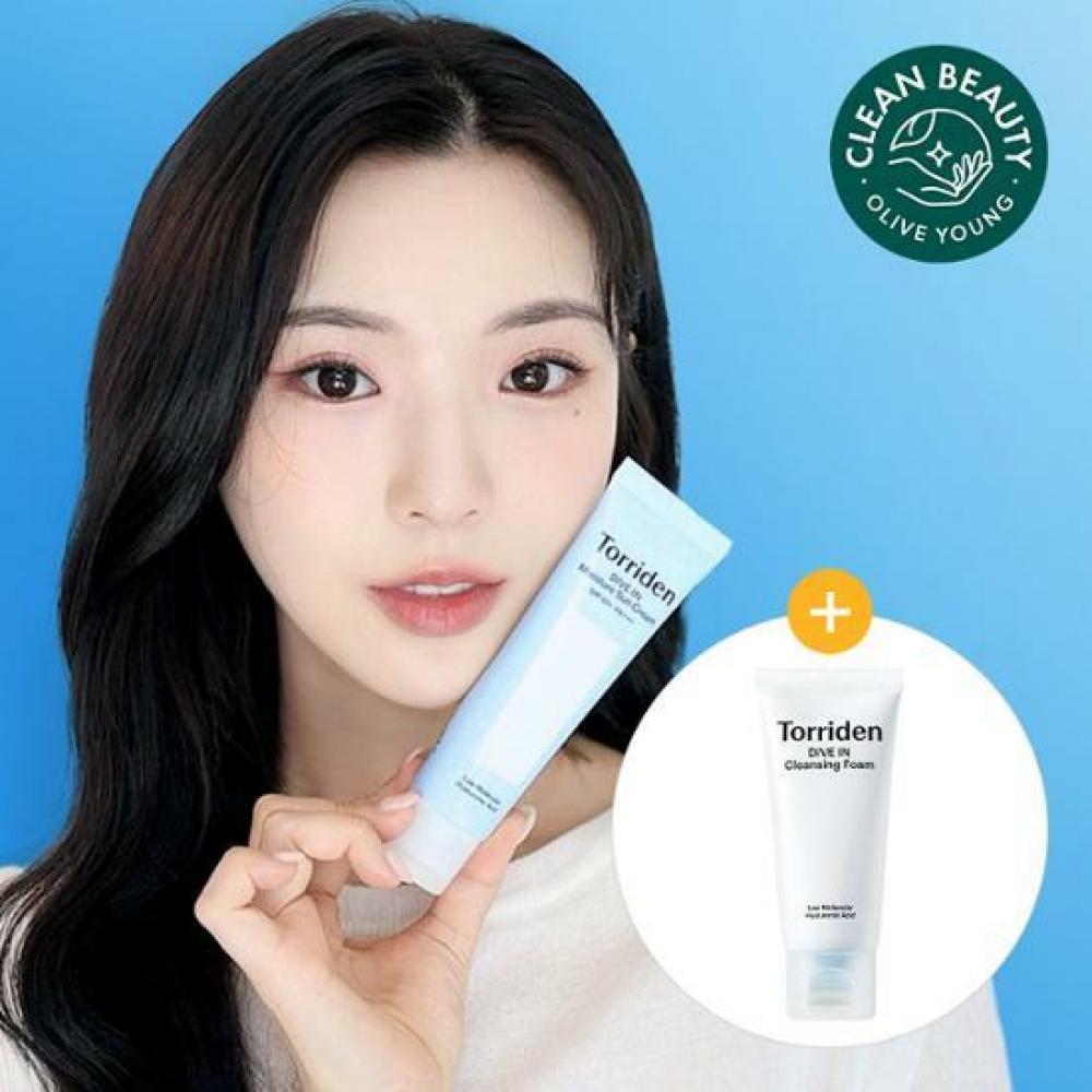 

Torriden [Yuli PICK Эксклюзивное планирование] Torridon Dive in Watery Moisture Sun Cream + очищающая пенка 30 мл