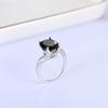 Gorgeous Fashion Large Gems Natural Smoky Ring S925 Silver Classic Design for Anniversary and Birthday Gifts for Women and Girls