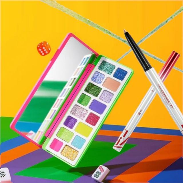 cheeryep - Комплект: Набор неоновых теней для век #Eyeshadow Set - 2pcs