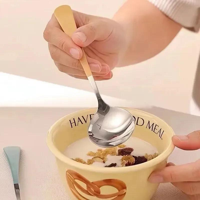 Soup Spoon 304 Stainless Steel Material Anti-corrosion And Rust Resistance Smooth And Easy To Clean