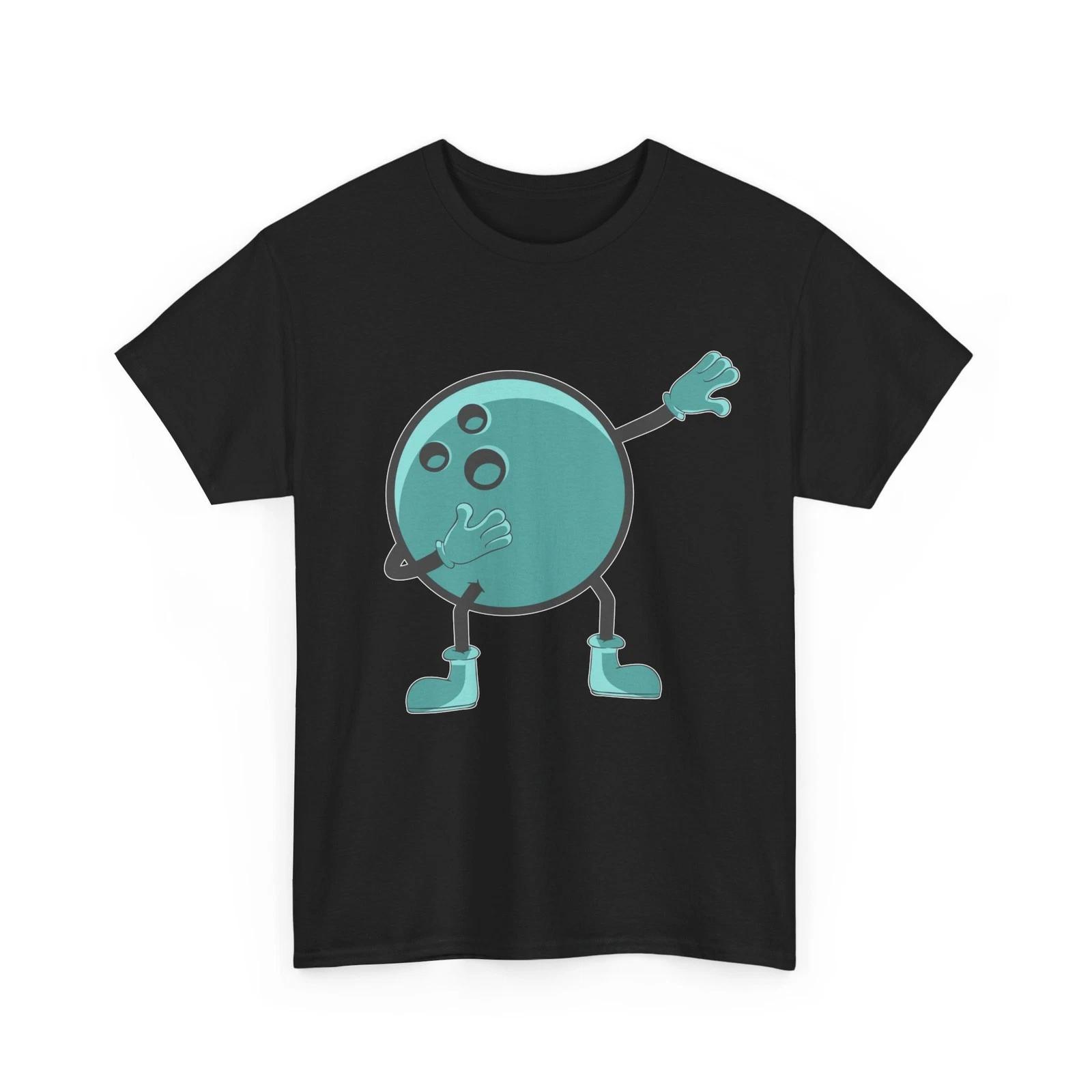 Dabbing Bowling Ball Shirt, Bowling Sports Lovers Bowler Women Men Shirt L