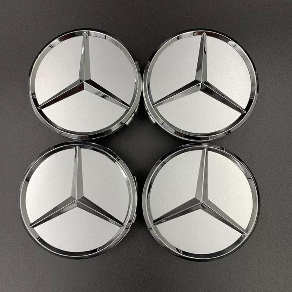 

Car Sticker 4pcs 75MM Car Wheel Center Caps Rims Hub Caps For Mercedes Benz W204 205 A B C E S CLA CLK ML GLK GLA GLB GLC CLAS A