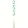 10Pcs/Set Transparent Floral Acrylic Bookmark With Tassels Reading Book Clip  Study/Library