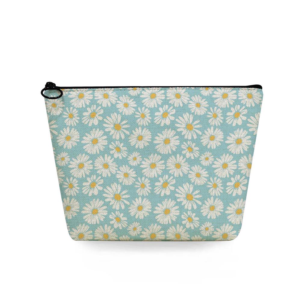 Women Flower Print Cosmetic Bag Toiletries Organize Travel Storage Case 6781