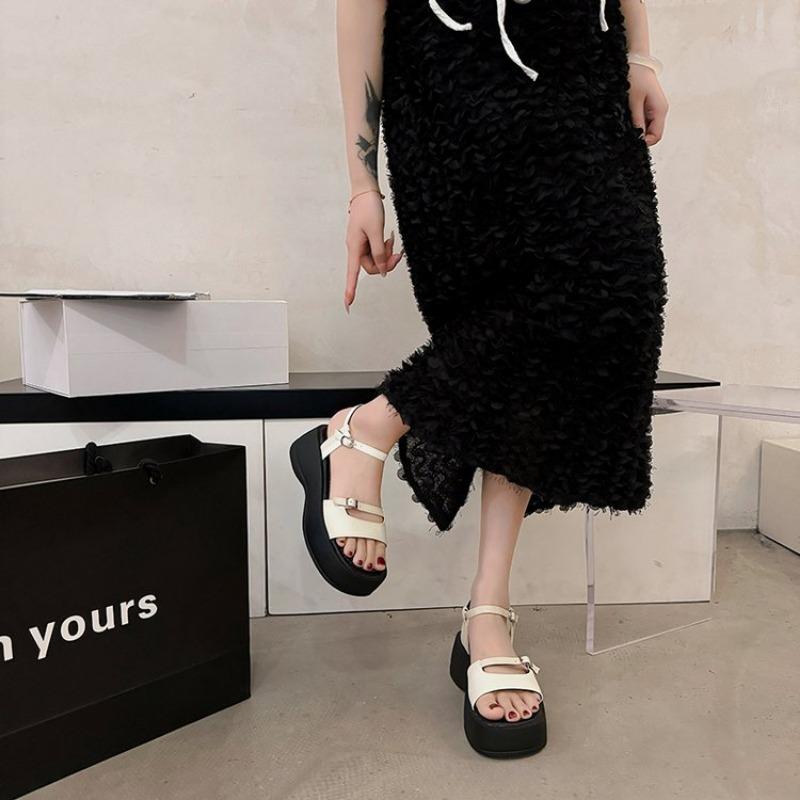 Женские модные босоножки на высоком каблуке с мягкой подошвой — фото 3