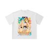 260 GSM Double Yarn 32 Count 100% Cotton Dragon Ball V27 Bulma Android Print Unisex Heavy Cotton T Shirt