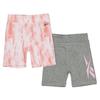 Girls Tie Dye Biker Shorts (Pack of 2)