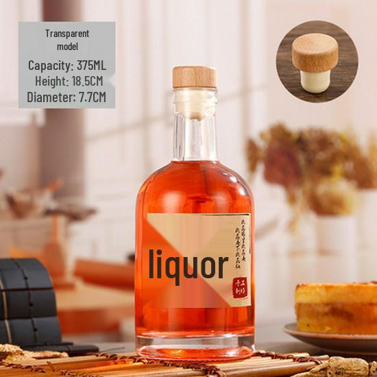 Stylish Glass Bottles for Baijiu, Wine & Vodka - Frosted & Sealed (Half Catty & One Catty Sizes)